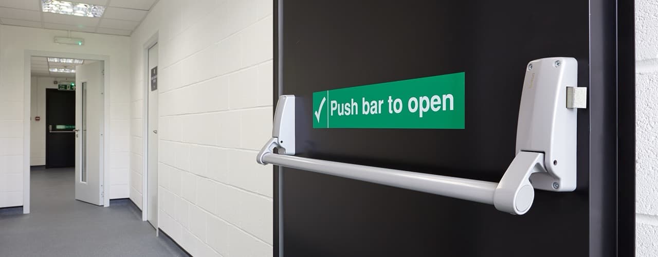 Steel Emergency Exit Doors — detail view